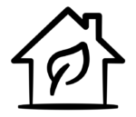 Energy efficient house icon