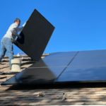 Solar roof guide installation